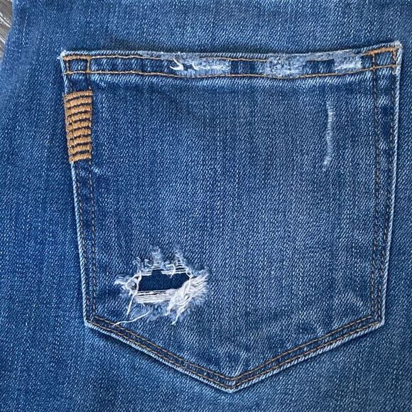 PAIGE Daryn Distressed Denim Shorts sz 28 Spring Break Vacation Beach Coastal - Picture 10 of 15